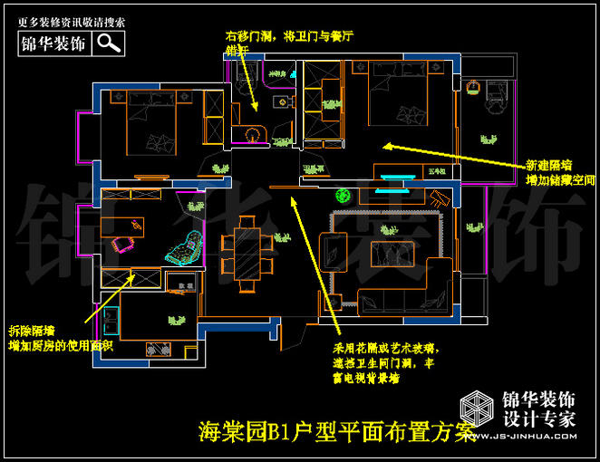 奧體新城海棠園B1戶(hù)型 戶(hù)型